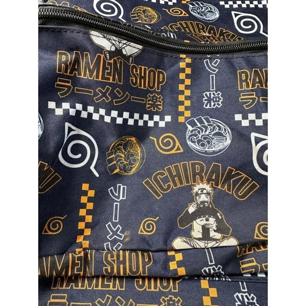 Naruto Shippuden‎ Ichiraku Ramen Shop Backpack Navy Blue Anime School Bag